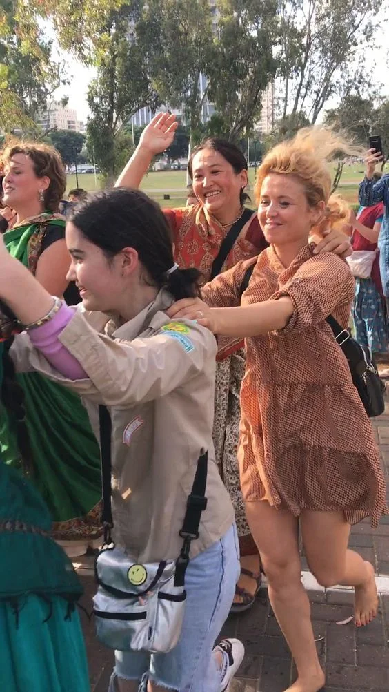 Hare Krishna mantra being sung